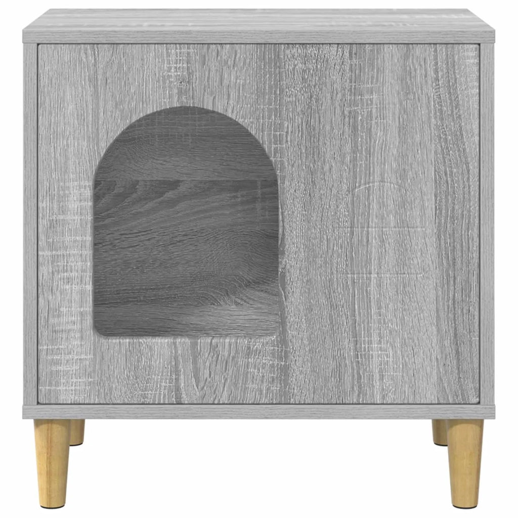 Casa per Gatti Grigio Sonoma 51 x 30 x 52 cm 8000668