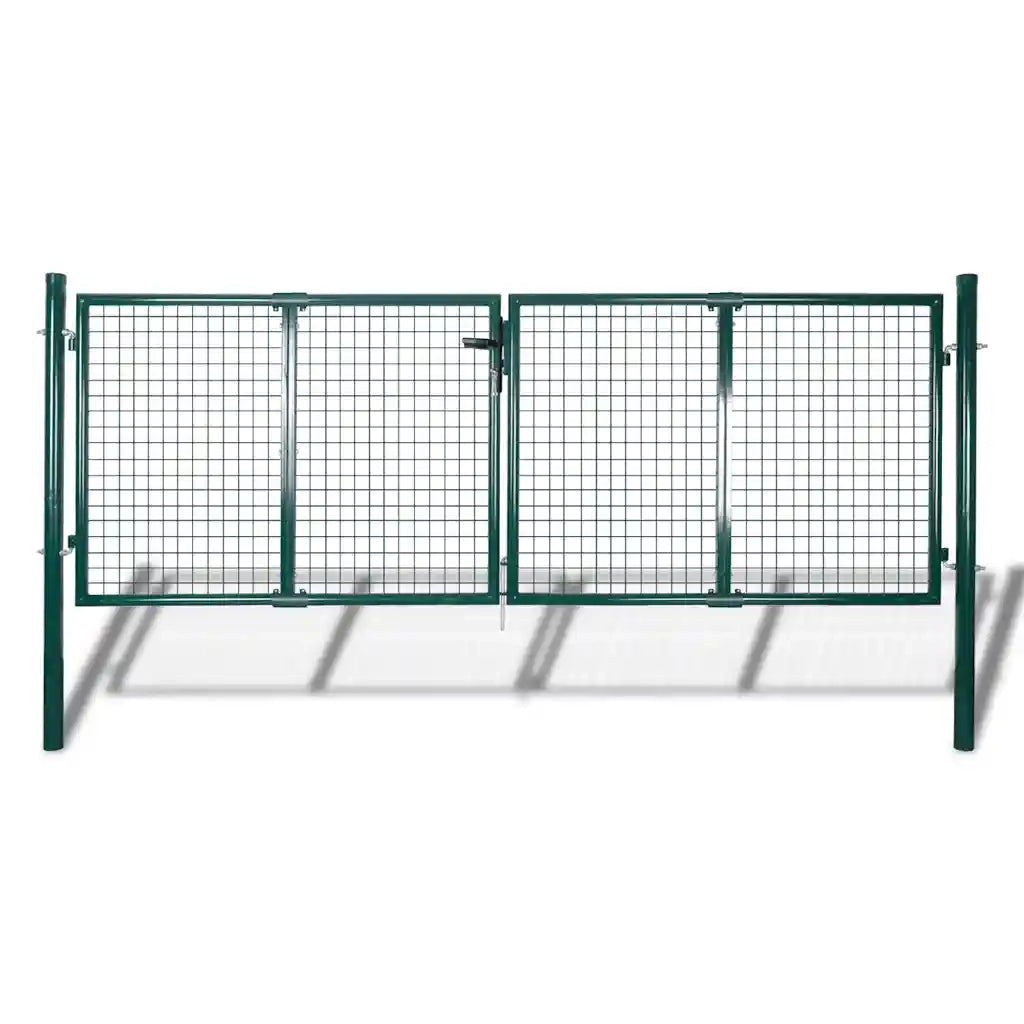 Cancello a Rete Porta per Recinzione Griglia da Parete 300x75cm 140921