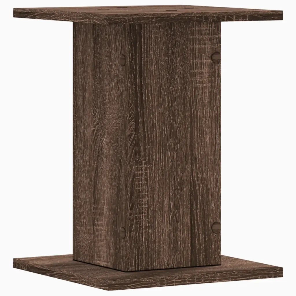 Supporti per Piante 2 pz Rovere Marrone 30x30x40 cm Truciolato