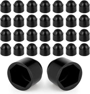 Coppe di protezione a sei facce - plastica - 30 pezzi - diametro 2,1 cm - altezza 1,9 cm - diametro interno 1,68 cm - durature - con coperchi a vite