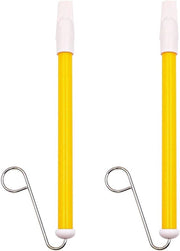 Fischietto a Slitta per Gioco Orafo - Set a 2 Colore Giallo - Articoli per Feste