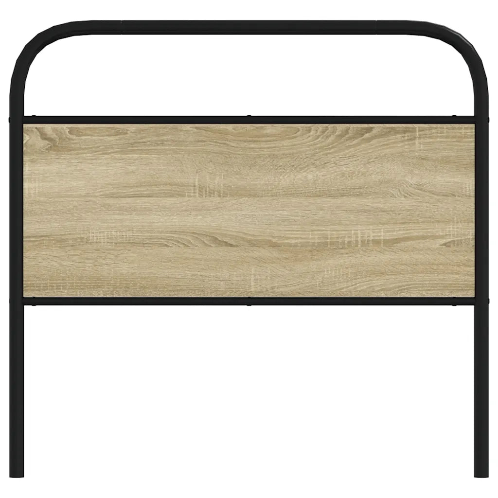 Testiera di Ricambio Rovere Sonoma 107 cm in Acciaio e Legno Multistrato 4100288