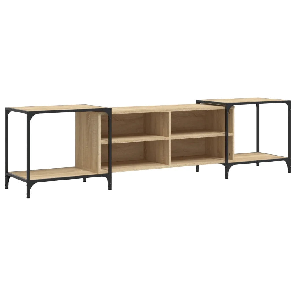 Mobile Porta TV Rovere Sonoma 203x37x50 cm in Legno Multistratocod mxl 109421