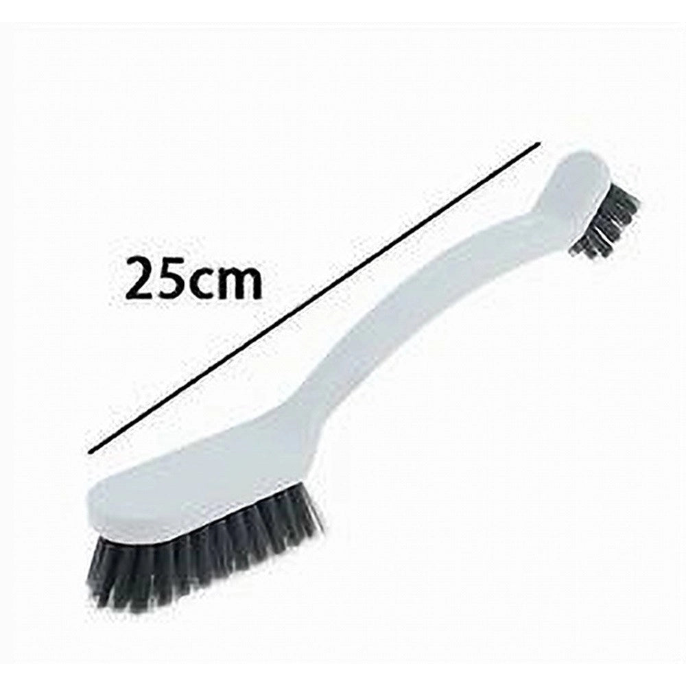 Trade Shop - Spazzola Multiuso Doppia Per Pulizia Fessure Scarpe Bagno Doccia Fornelli 87612 -