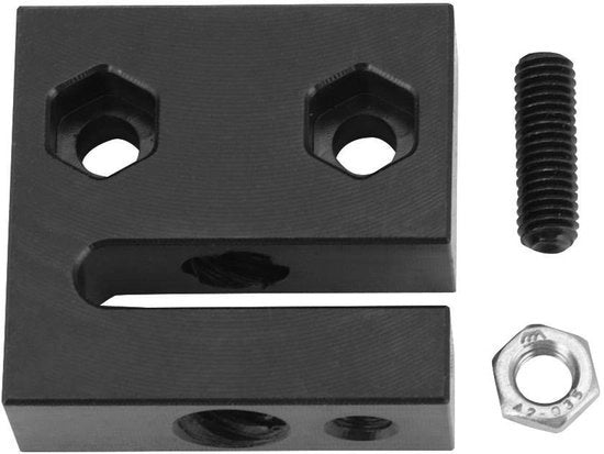 Tassello di precisione ad alta precisione T8 - Otre metalliche POM - Inclusa vite a 6 facce spessa - Riciclabile - Alta durata - Vite a 6 facce