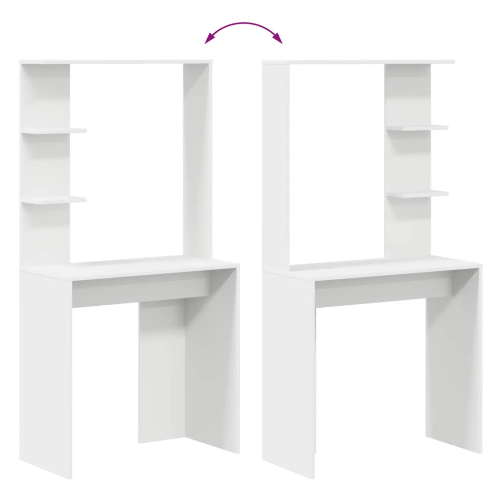 Scrivania Bianco 78,5 x 37 x 154,5 cm Legno multistrato 869338