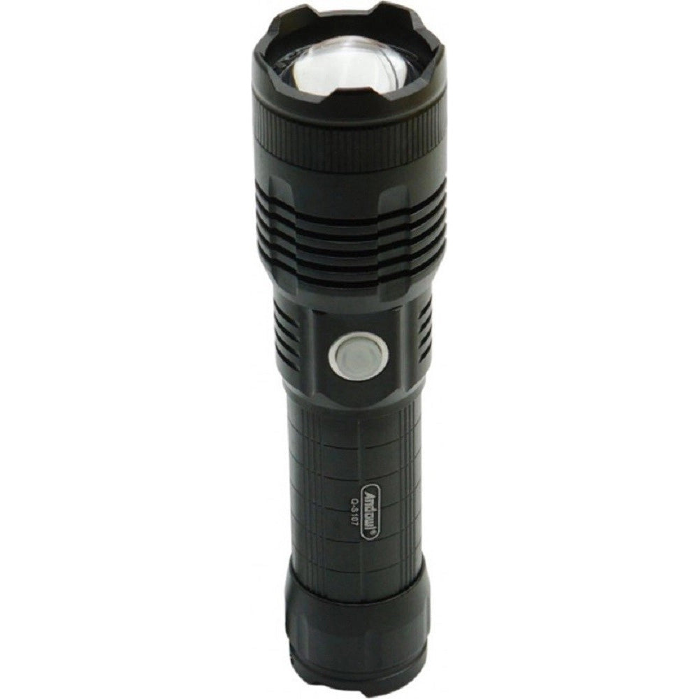 Trade Shop - Torcia Ricaricabile Usb 26650mah Ipx6 Impermeabile Lavoro Caccia Campeggi Q-5107 -