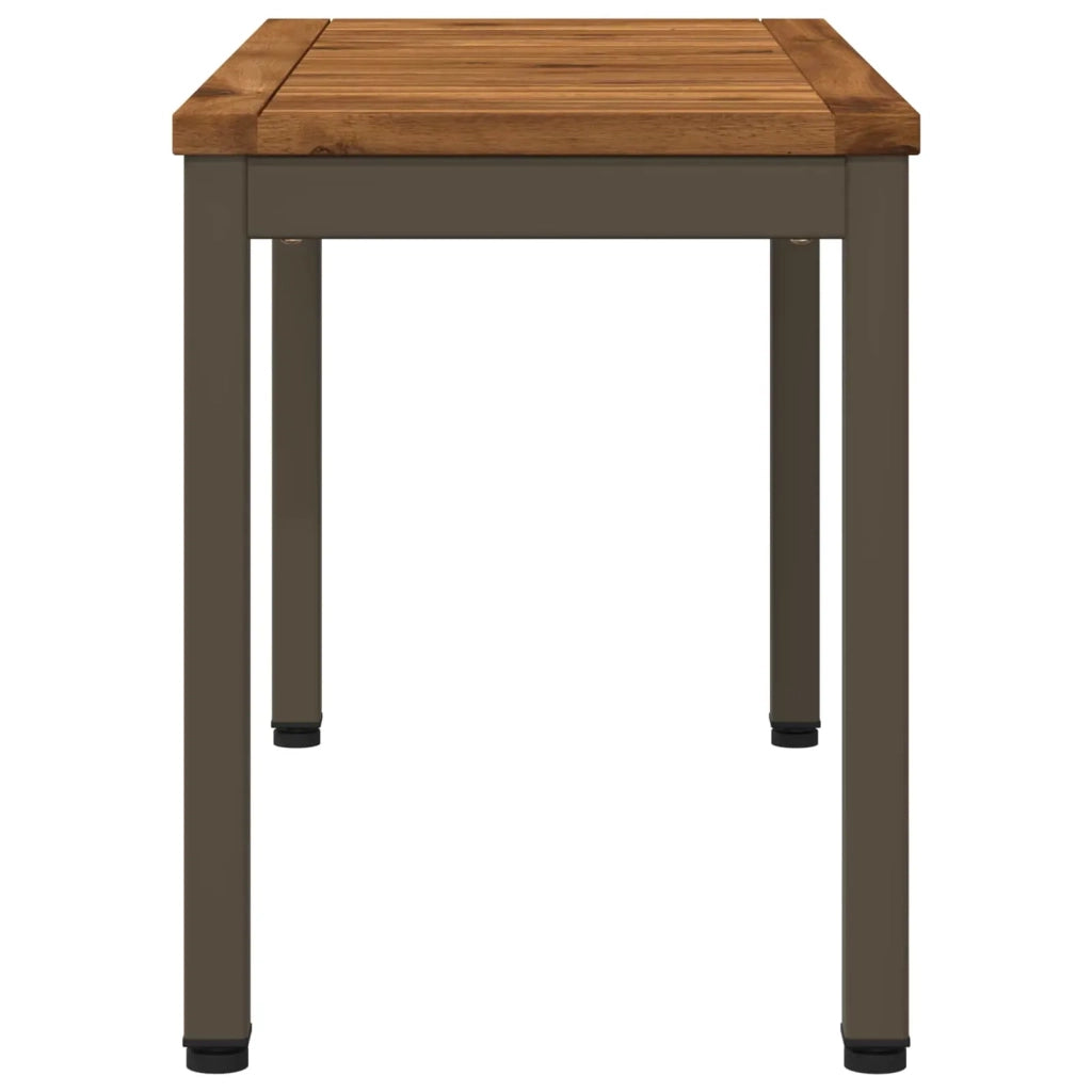Panchina da giardino 80,5 x 35 x 45 cm Legno di Acacia Massello 901294