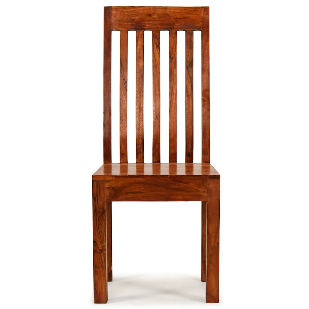 Sedie da Pranzo Moderne 6 pz Massello con Finitura Sheesham  cod mxl 13708