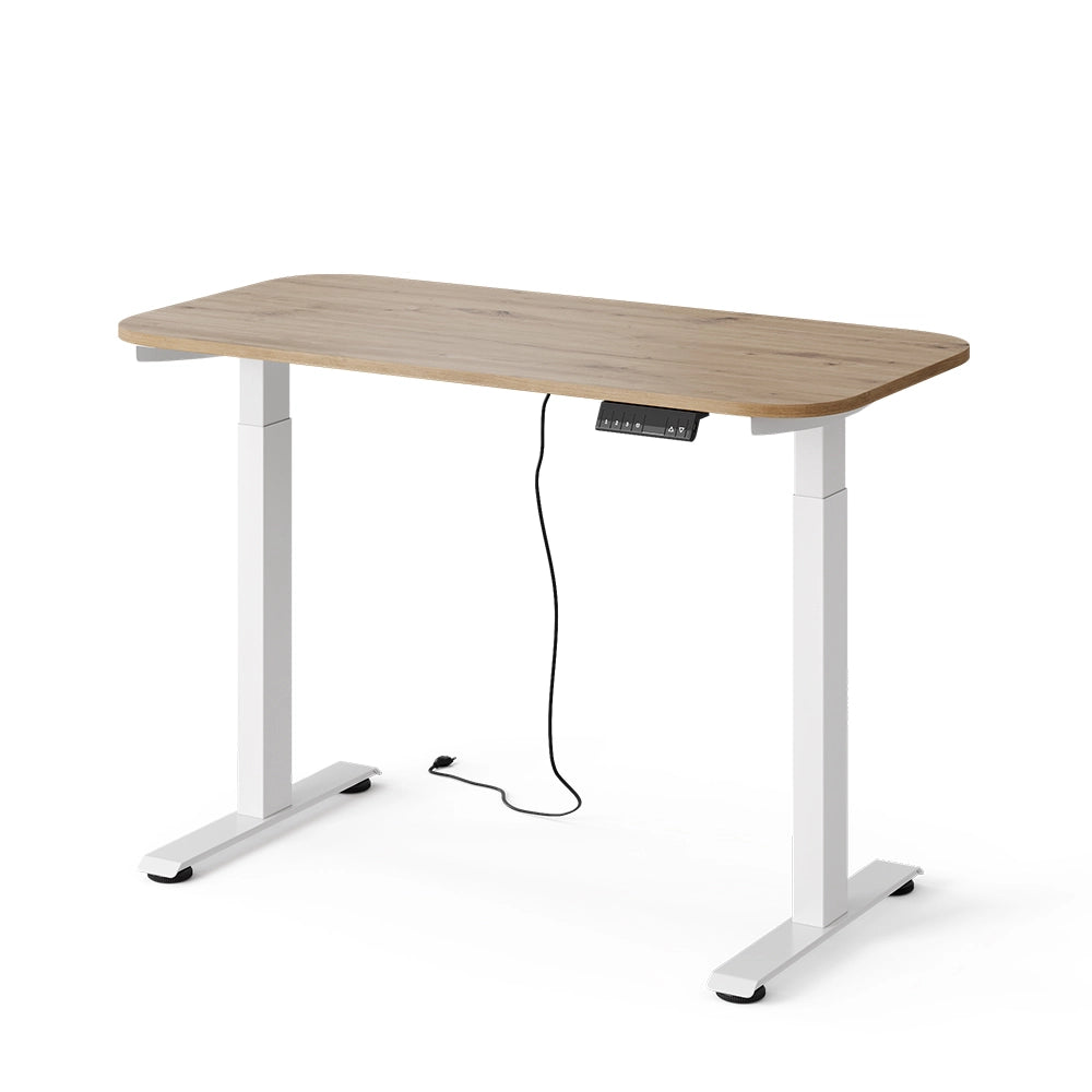 Vicco Scrivania Bianco/Artisan 120 x 60 cm 2 motori