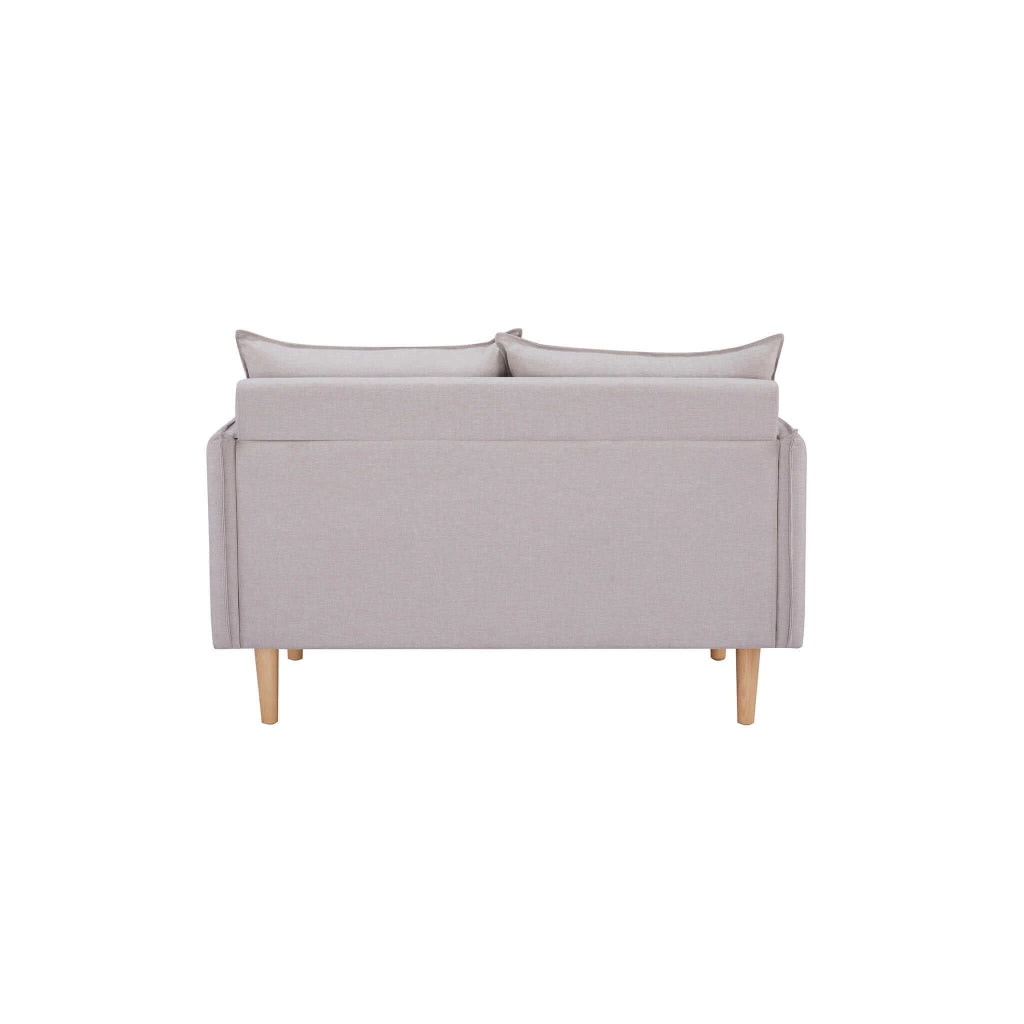 Divano 2 posti stile scandinavo in Tessuto cm 130x84x82 - LEO