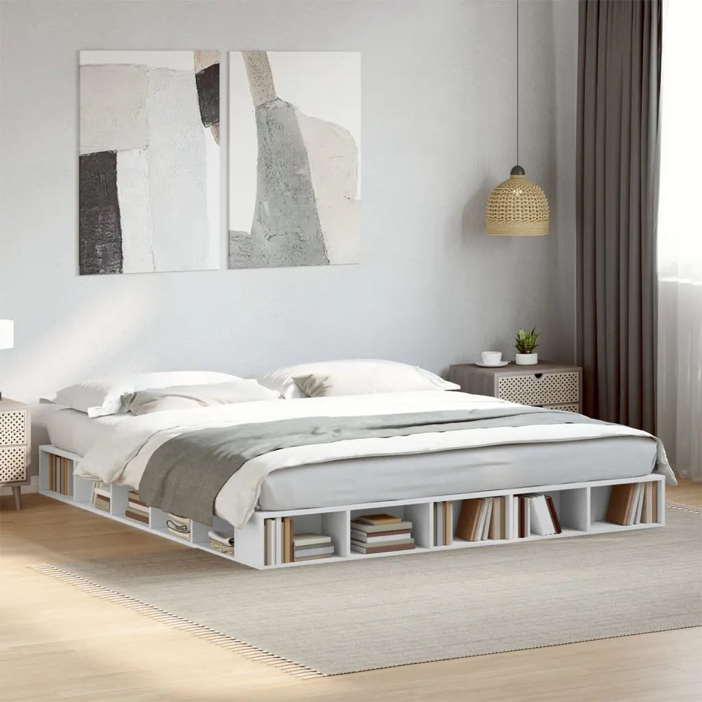 Giroletto Bianco 180x200 cm in Legno Multistrato