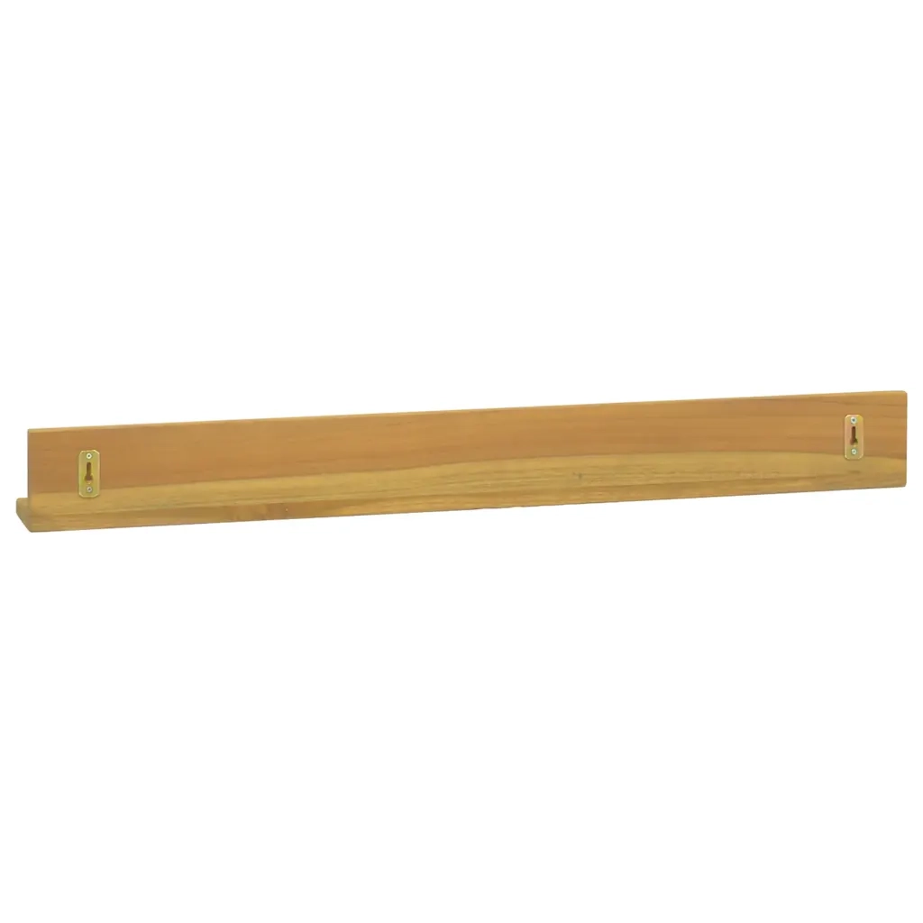 Mensole da Parete 2 pz 90x10x10 cm in Legno Massello di Teak 338260