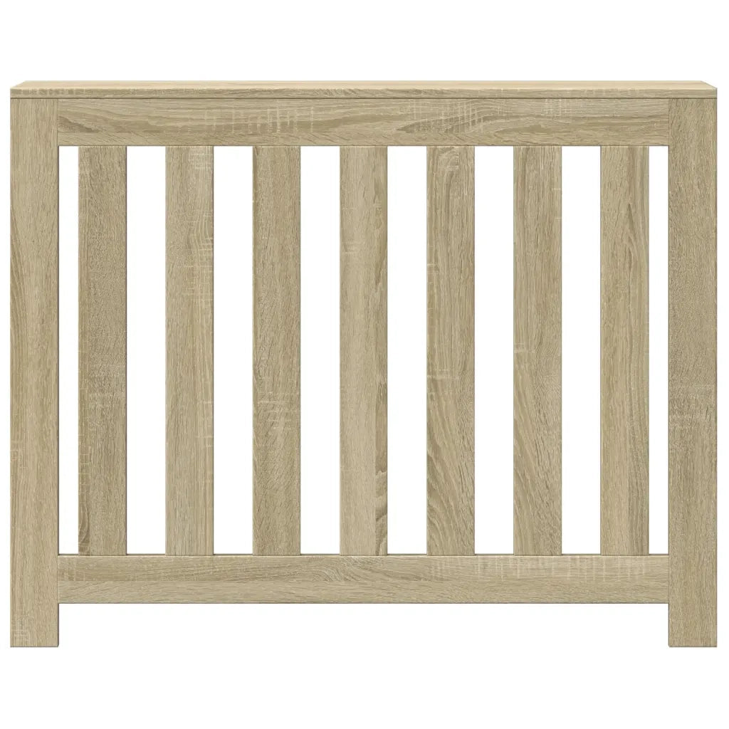 vidaXL Copertura Termosifone Rovere Sonoma 104x20x82 Legno Multistrato