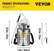 Sproeiera 4L - 1,5/4,0 Bar - 2,5KG
