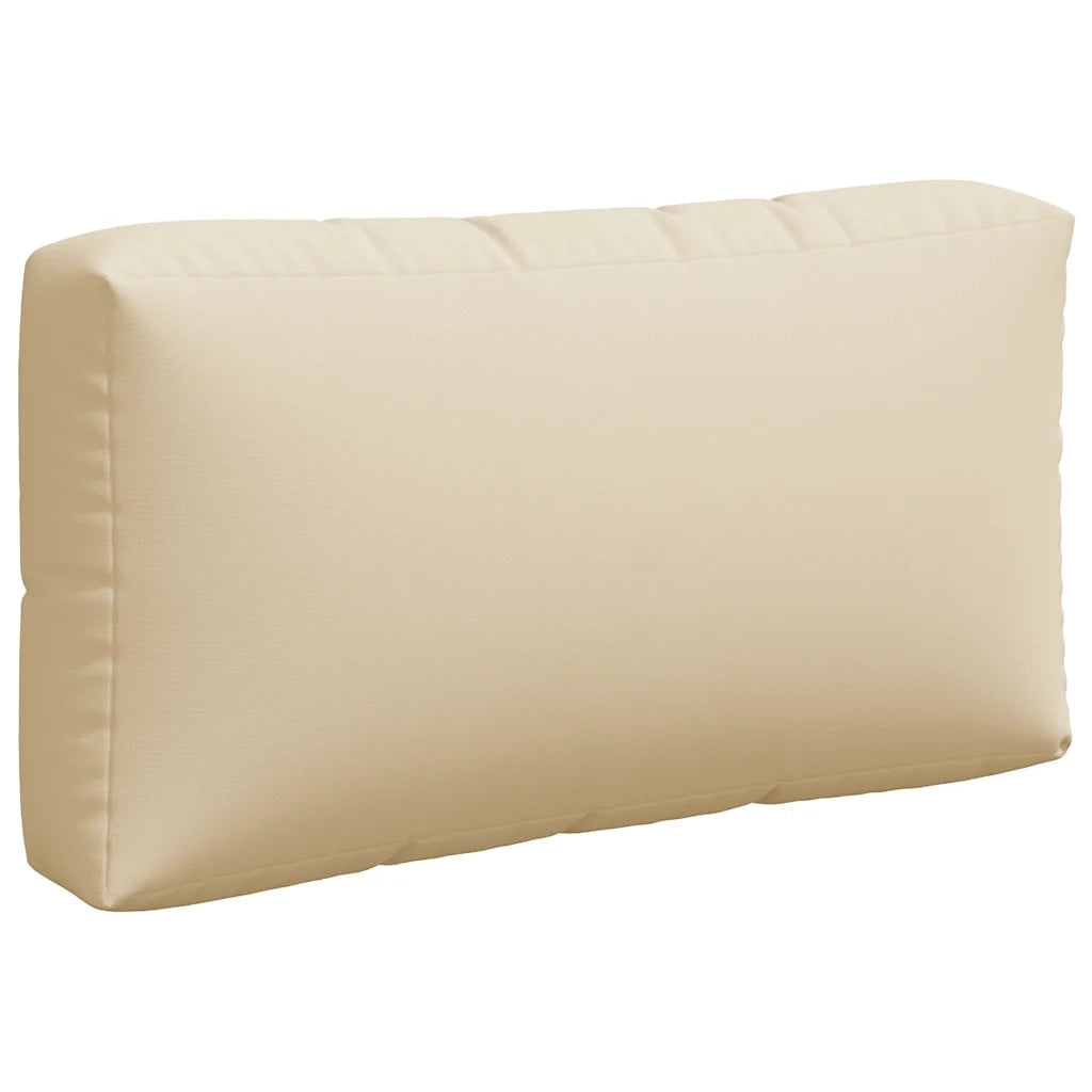 Cuscini per Pallet 3 pz Beige in Tessuto