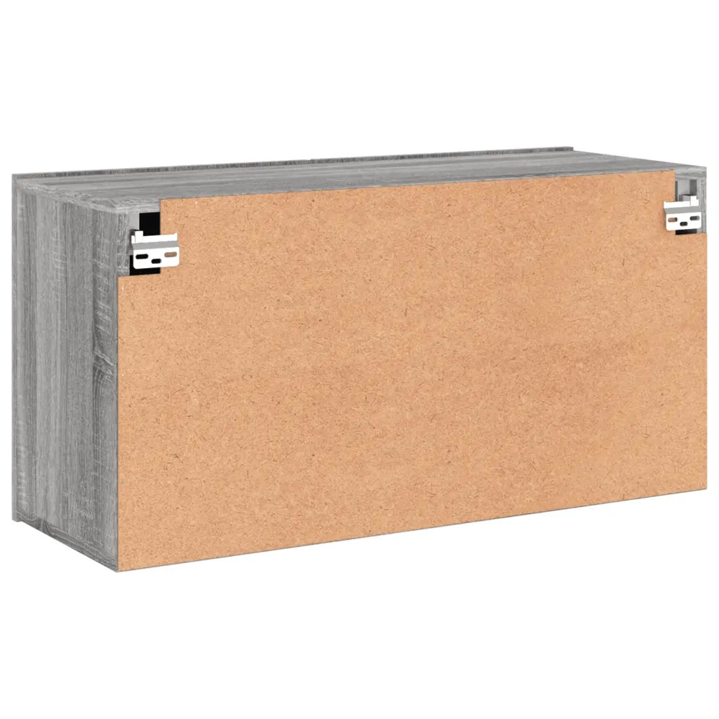 Mobile TV a Parete-Mobile TV a Muro Grigio Sonoma 80x30x41 cm