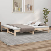 Dormeuse Estraibile 2x(80x200) cm in Legno Massello di Pino 823409