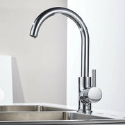 Miscelatore rubinetto monocomando per lavabo cucina canna alta cromato Art.69145