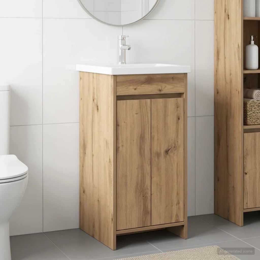 Mobile da bagno con lavabo Rovere Artigianale 42 x 40 x 84,5 cm 890775