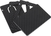 Portafoglio Portatile per Uomo - Materiale in Fibra di Carbonio - Leggero - Resistente ai Marcature - Sostenibile