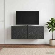 Mobile Porta TV da Muro 78,5 x 41 x 30 cm Nero 898856