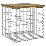Panchina da Giardino | Panca da Giardino Design Gabbione 43x44x42 cm Pino Impregnato