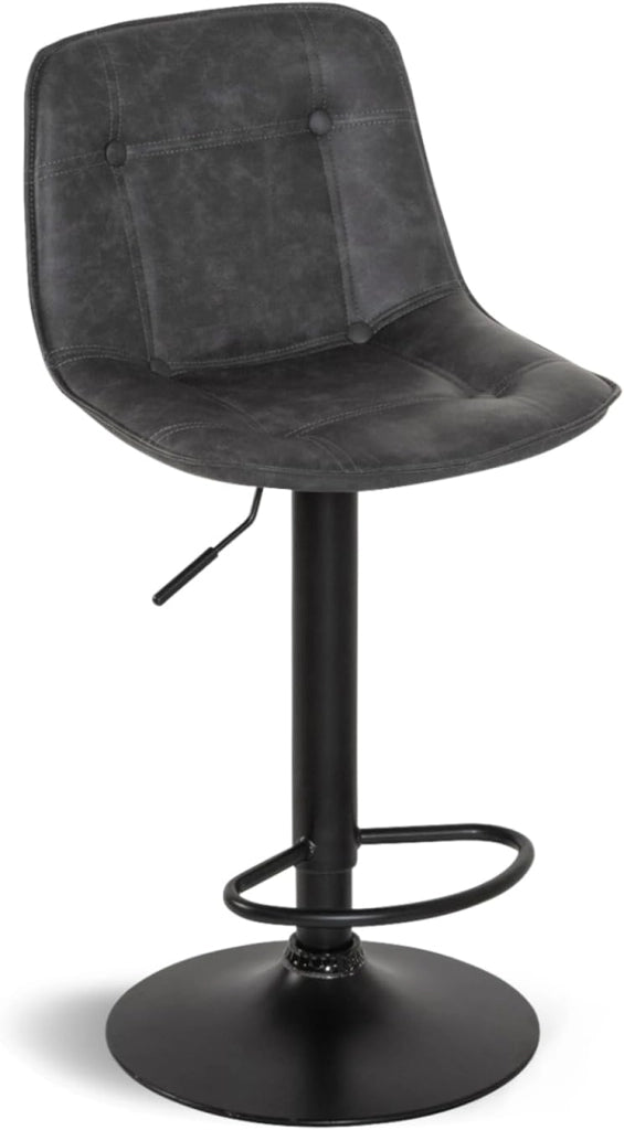 Set di 4 sgabelli da bar DENVER grigio vintage