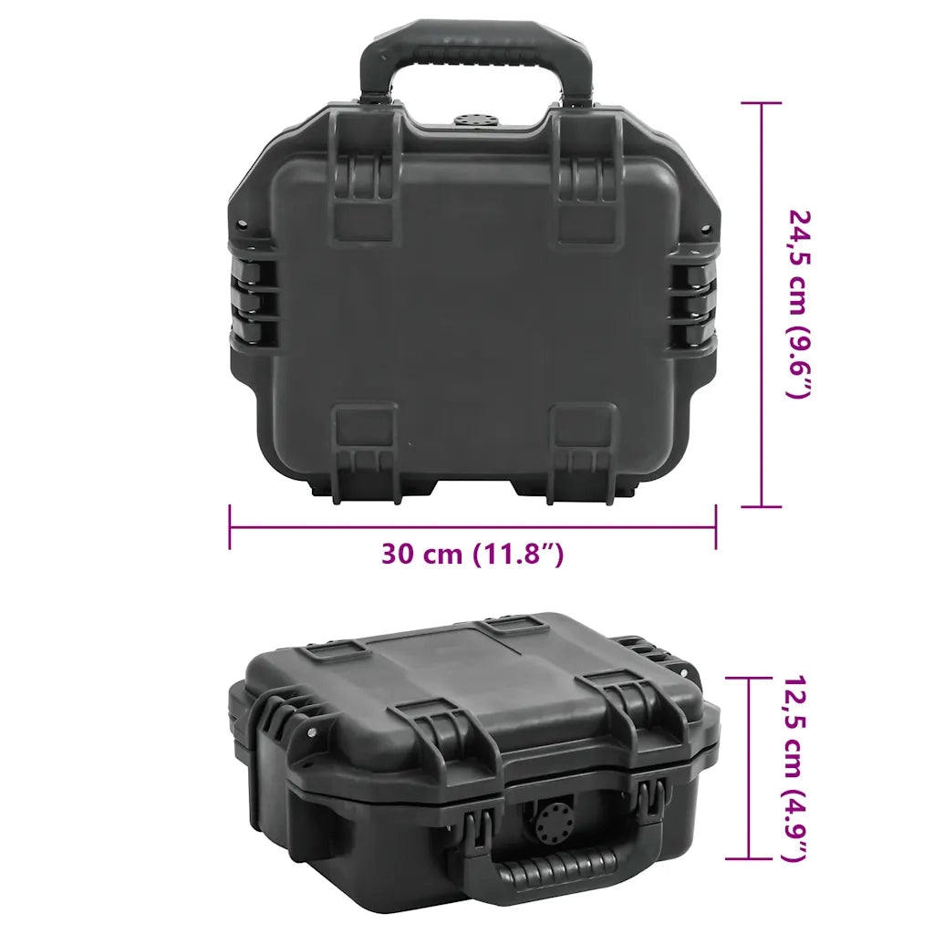 Valigetta da Volo Portatile Nera 30x24,5x12,5 cm in PP CFW2957752