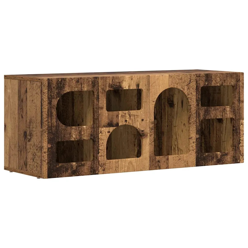 Mobile TV-Credenza per TV-Console TV Legno vecchio 100 x 35 x 40 cm Legno multistrato 461528