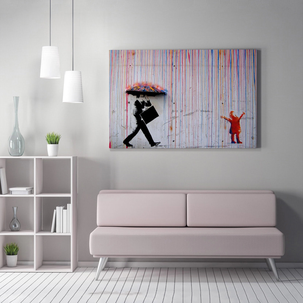 Mozasa, Quadro Materiale Struttura in Tessuto, 70x100h cm Multicolore