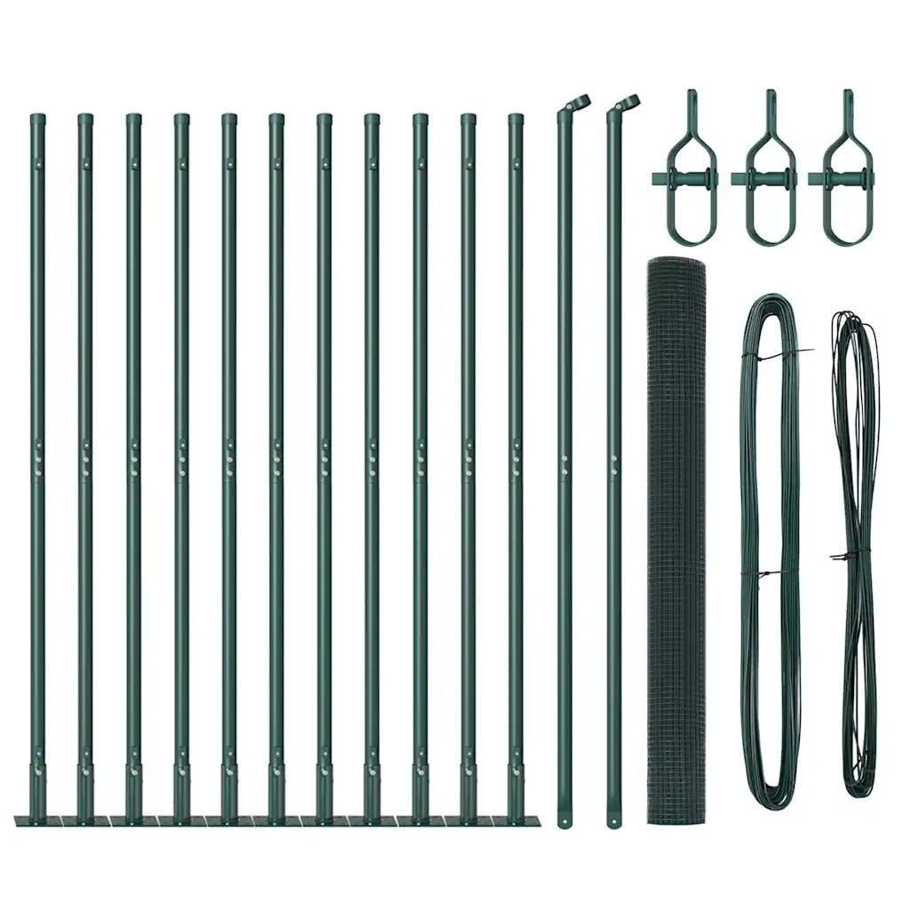 Palo della recinzione Verde 25 x 1,5 m (25 x 25 mm rete)