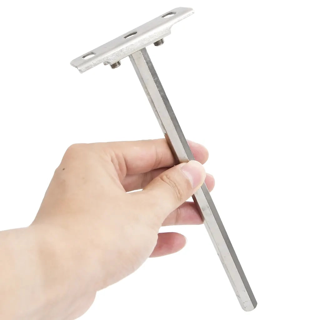 Staffe Mensole Galleggianti 12pz Ã˜12x200 mm Acciaio al Carbonio