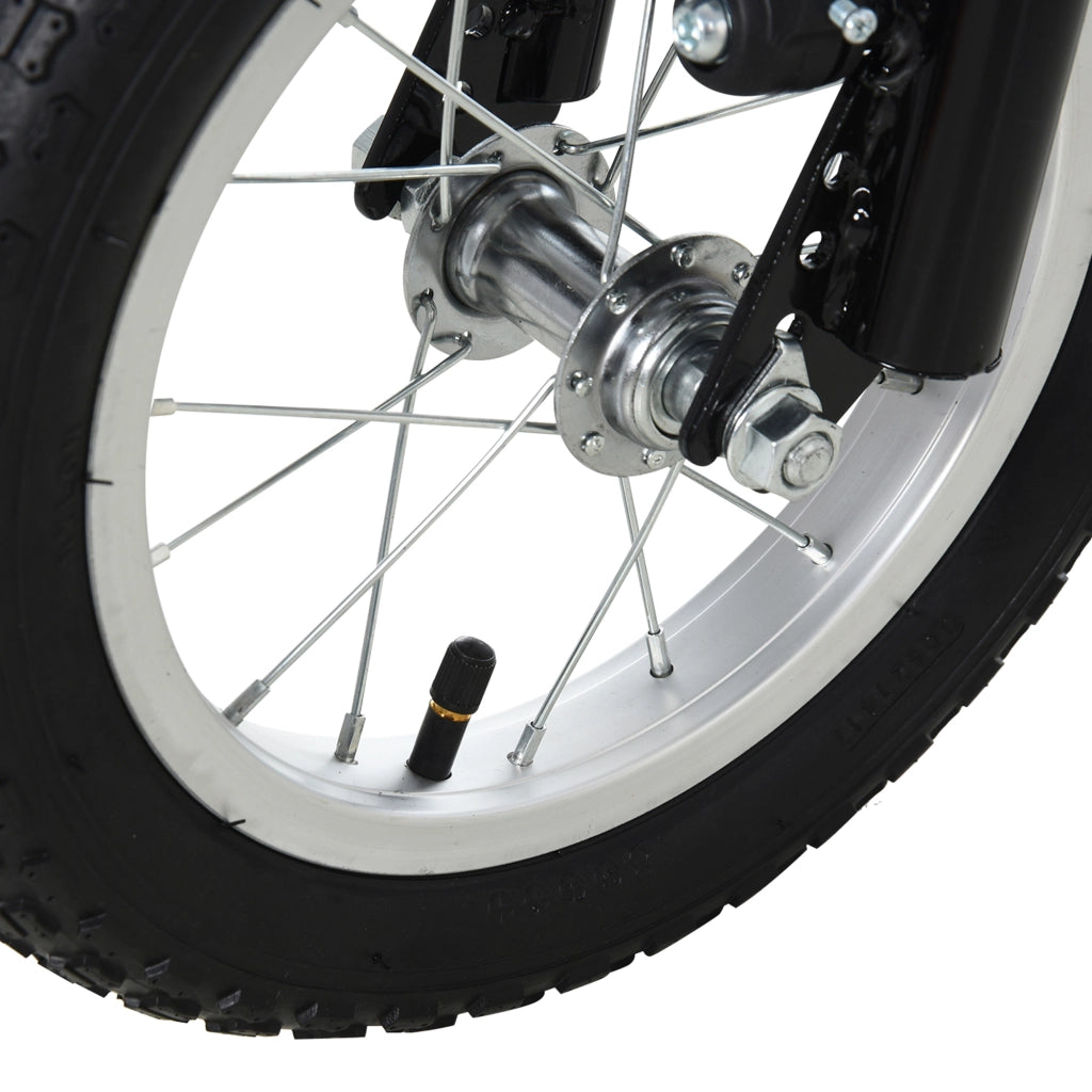 Trottinette Bambini ¨C zephmum ¨C Nero, Pneumatici 12 Pollici, 100 kg