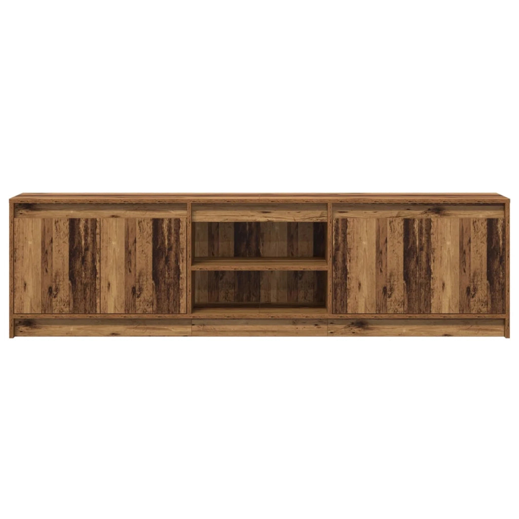 Mobile Porta TV 2 pz-Credenza per TV Marrone 180 x 34 x 50 cm Legno multistrato 297486