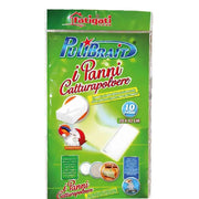 PANNO CATTURA POLVERE E SPORCO10 PZ CON CARICA ELETTROSTATICA PER TUTTE LE SUPERFICI 20X42 CM