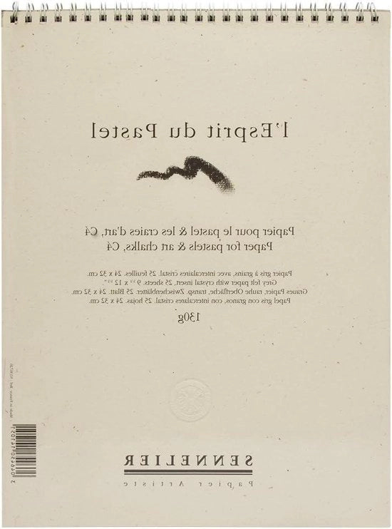 Panno di carta pastello soffice - 130 gsm - 25 fogli - 32 x 24 cm