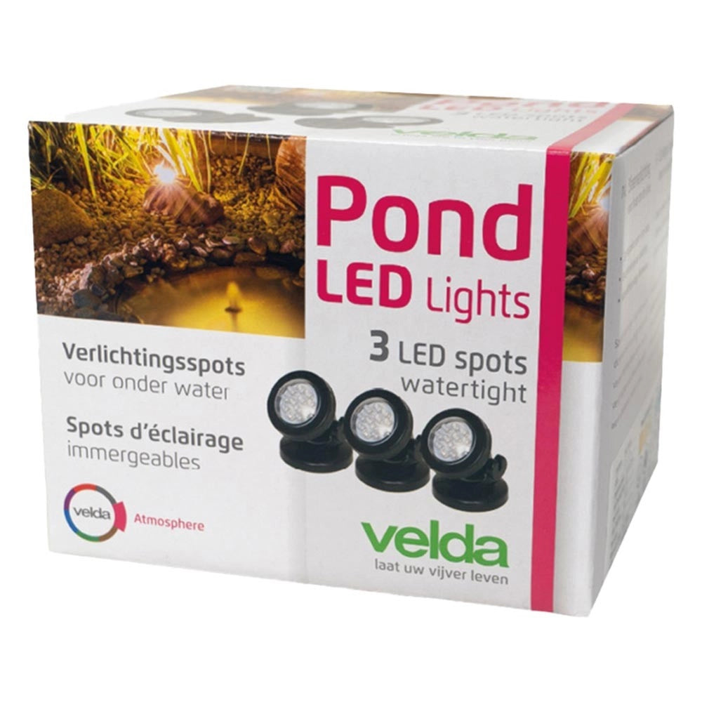 Velda Pond LED Lights 3pz - faretti a LED decorativi per laghetti