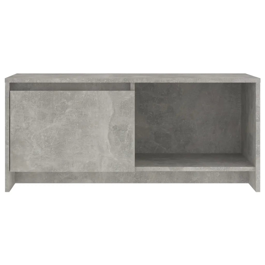 Mobile TV-Credenza per TV Grigio Cemento 90x35x40 cm in Truciolato