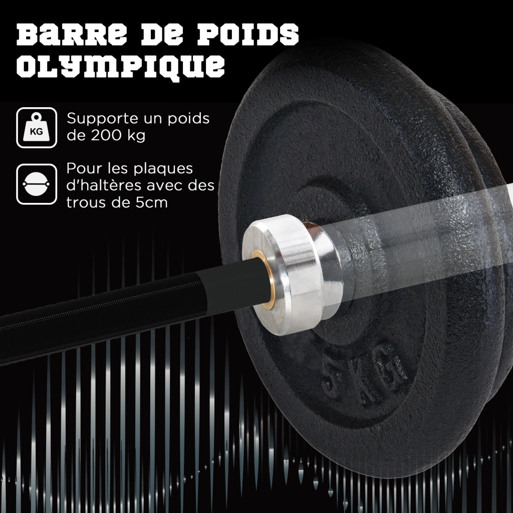 Barra per bilanciere ¨C zephmum ¨C 180 cm ?50 mm