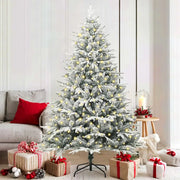 Albero di Natale artificiale preilluminato Verde 180 cm