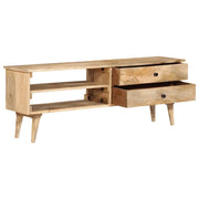 Mobile Porta TV 140x30x50 cm in Legno Massello di Mango 320797