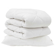 Set di Piumoni con cuscino 2 pz | Duvet Bianco Microfibra