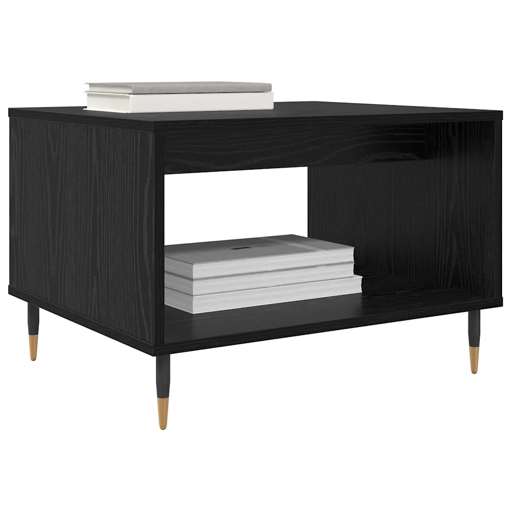 Tavolino da salotto Rovere nero 60 x 50 x 40 cm 879608