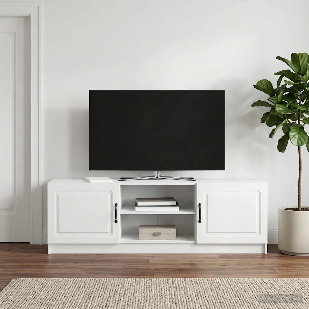 Mobile TV Bianco 150 x 31 x 47 cm Legno ingegnerizzato 895835