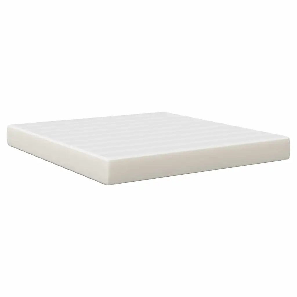 Materasso da Letto con materasso Crema 180 x 200 cm Tessuto 42008303