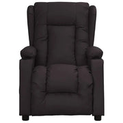 Divano Sedia-Poltrona Reclinabile Nera in Similpelle 434874
