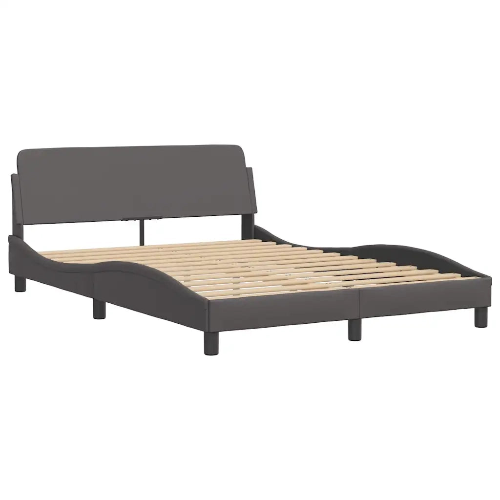 Giroletto-Struttura Letto Dover Crema 120x200 cm in Similpelle
