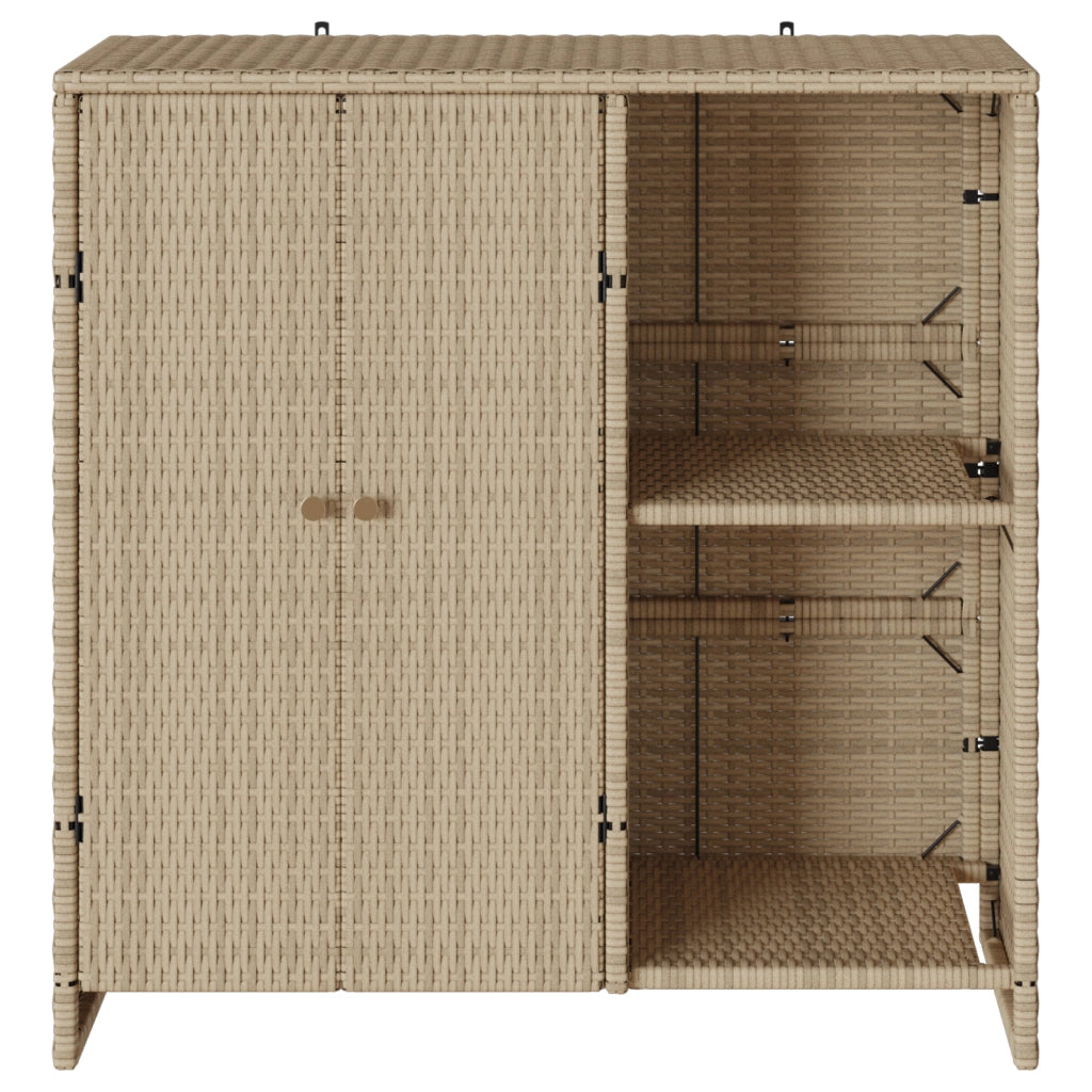 Armadio per stoccaggio  Beige 100x36x102 cm in Rattan