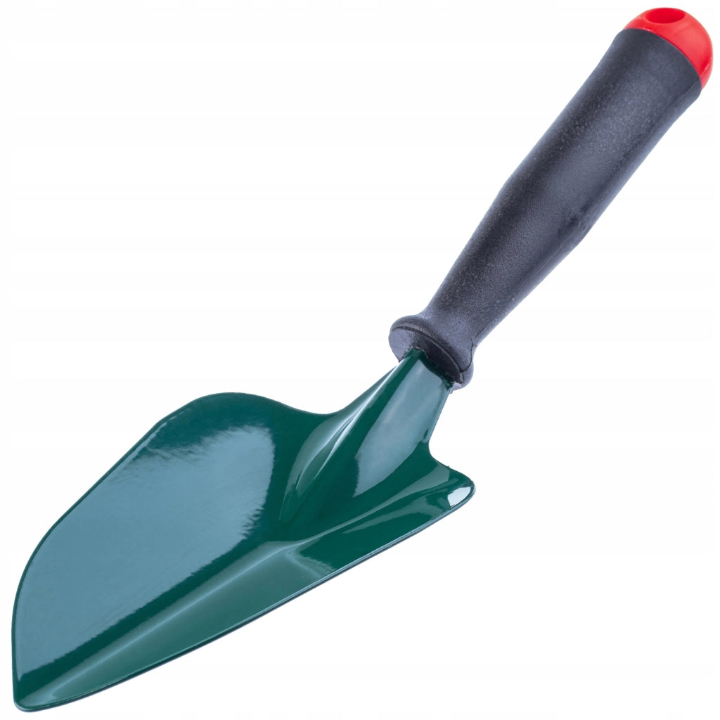 Pala da giardino KADAX per piantare fiori, larga, in acciaio, 31 cm.